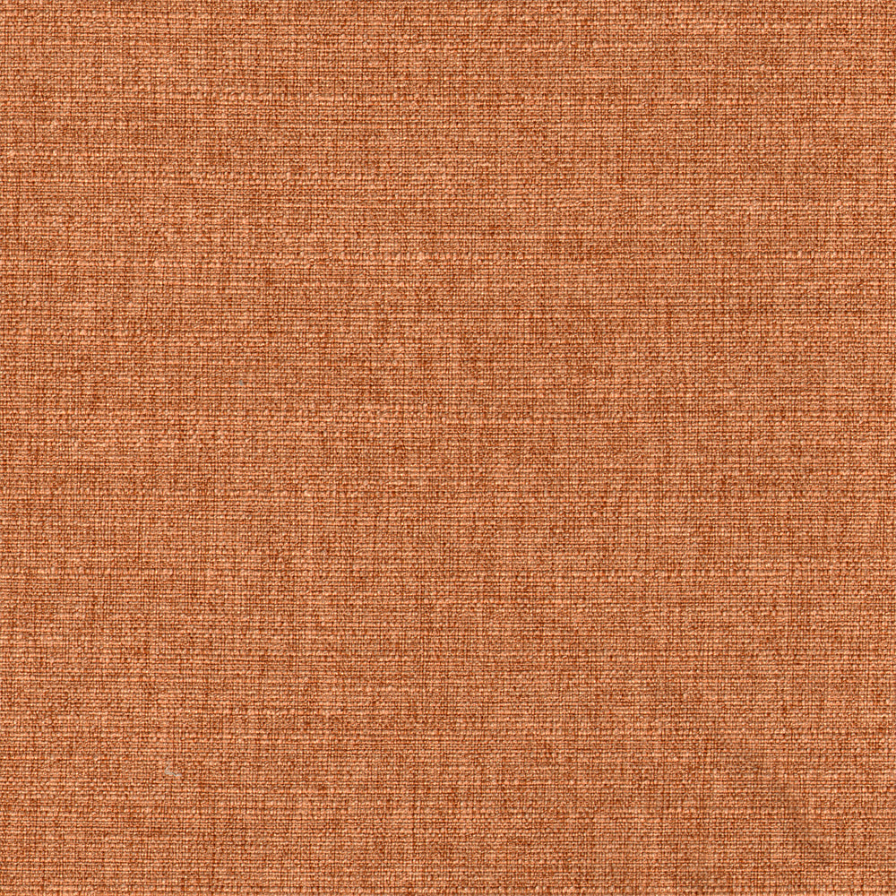 A close-up of a woven fabric texture in a warm terracotta color, filling the entire frame.