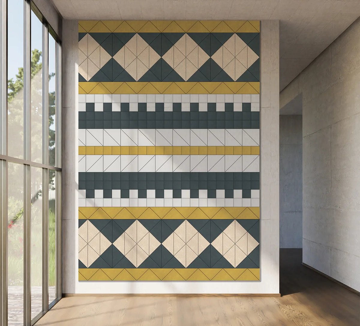 Acoustic Tiles Neo Sadu Wall Mural Lubad