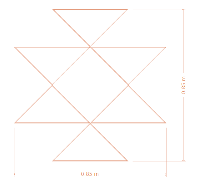 Earrings Sadu Motif Wall Panel