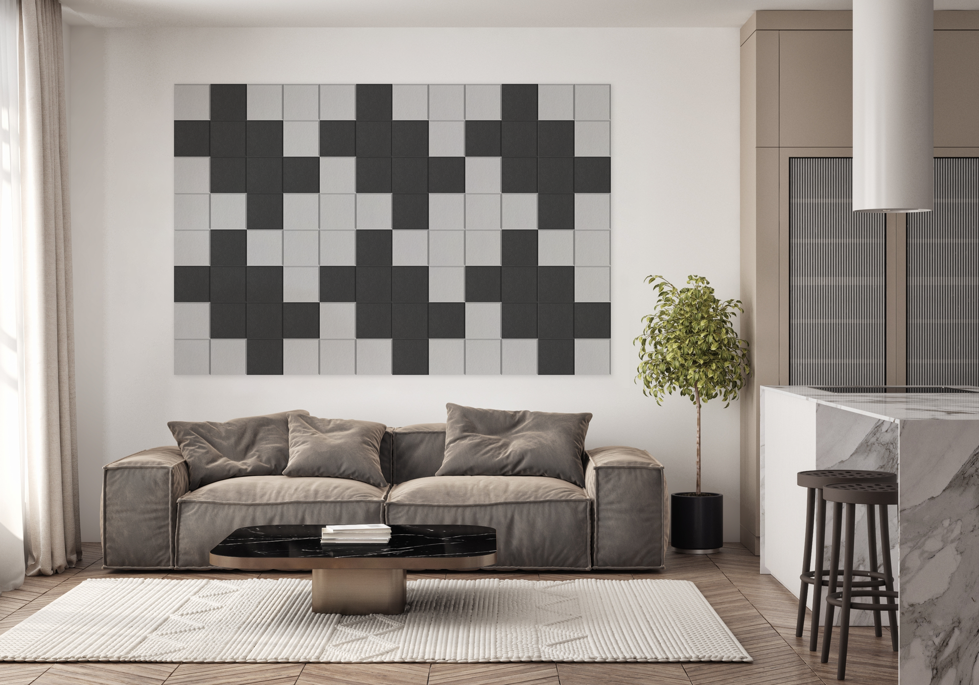 لوحات الكوفية الصوتية