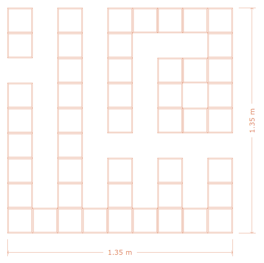 سلام في لوحات فنية جدارية للطباعة العربية الكوفية الهندسية
