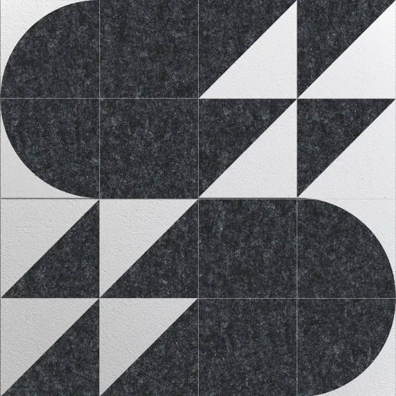 2xBullets 120x120cm Geometric Acoustic Wall Art