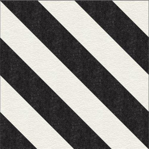 Zebra Modern Acoustic Wall Art black and white tile