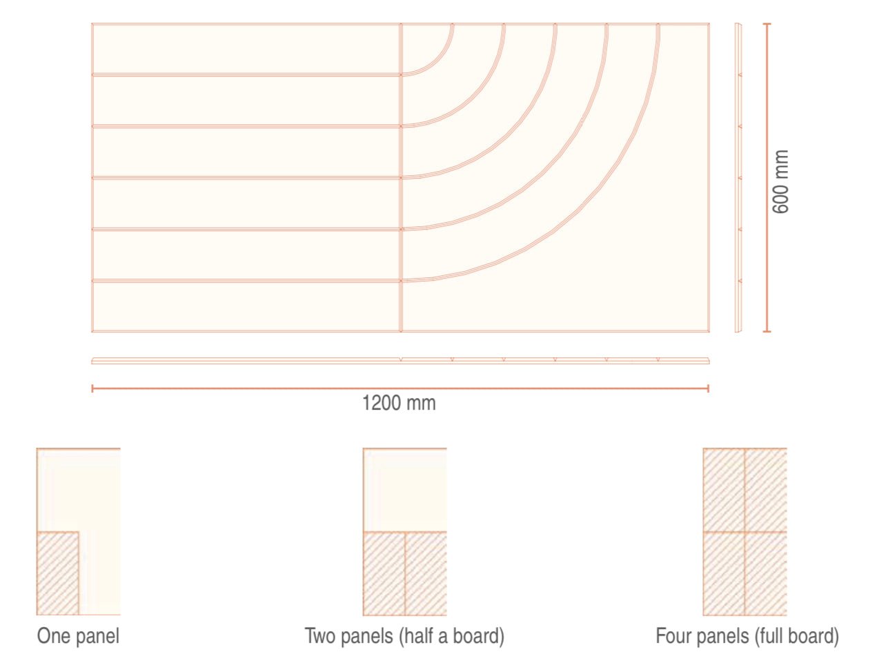Art Deco Panels-Wall Cladding - Lubad# product_name#
