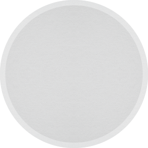 A white 15 cm Circle acoustic basic wall panel on a transparent background.