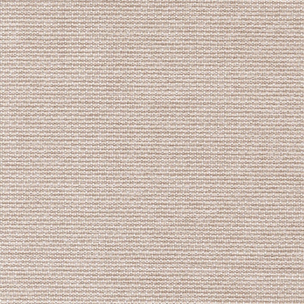 A close-up of a woven fabric texture in a warm beige and light brown colorway, showing the detailed horizontal ribbed pattern.