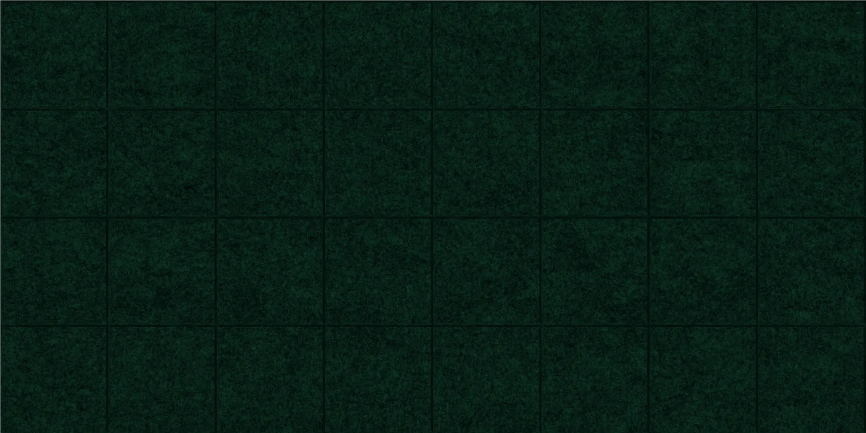 Forest green textured acoustic panel pattern arranged in a grid, showing a close-up of the material surface.