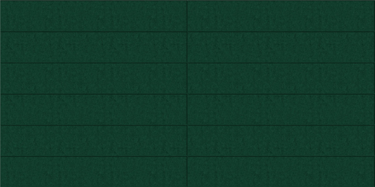 Dark forest green textured material with horizontal panel lines, shown as a flat swatch-style product image.