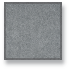 Square Shape 15cm Pixel Acoustic Wall Panels grey