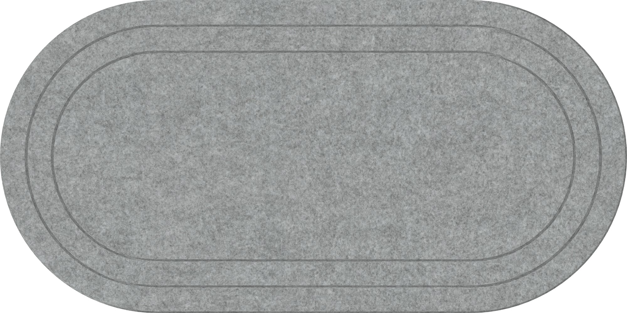 A gray bulletin board or acoustic panel wall painting, with a smooth, solid appearance.
