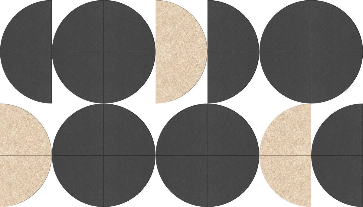 Eclipse Large Modular Acoustic Wall Art Panels (2.09m x 1.20m)
