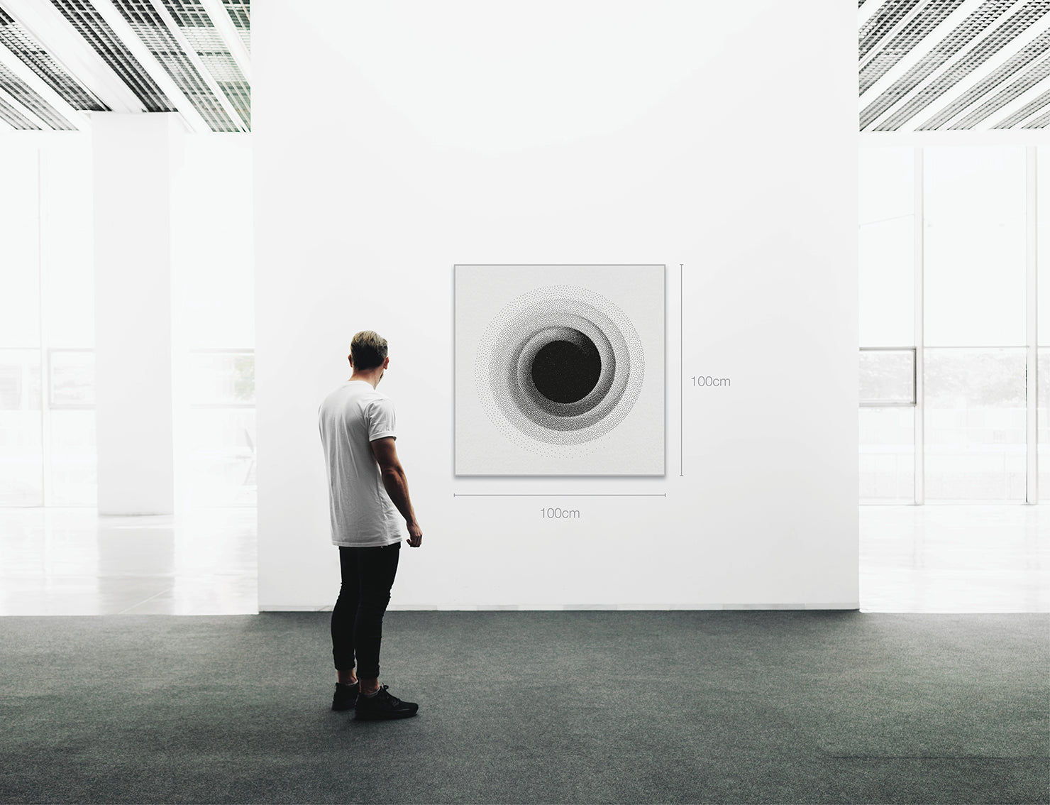 Black Hole Noise Absorbing Print