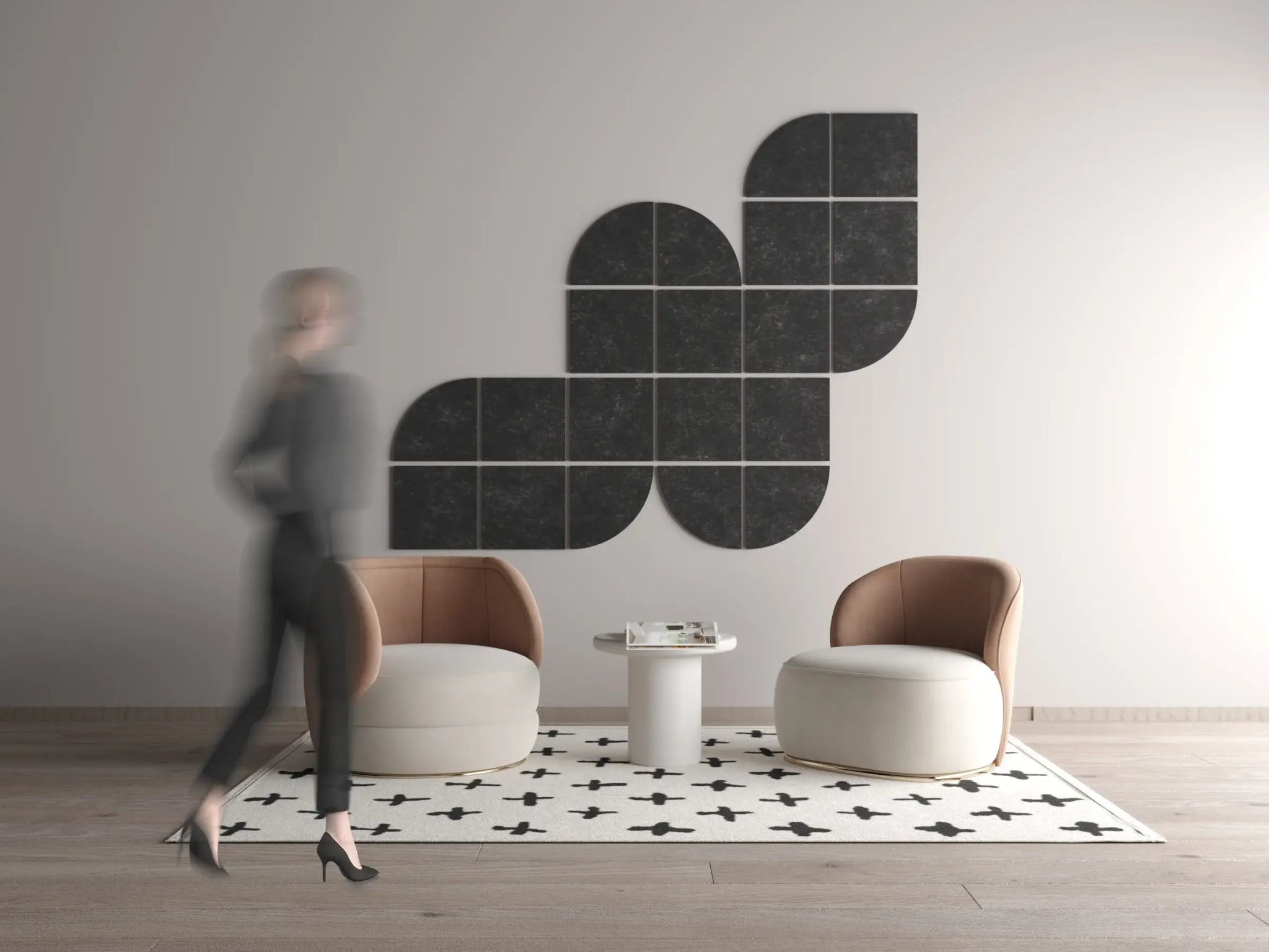 Black Curve - wall art - Lubad# product_name#