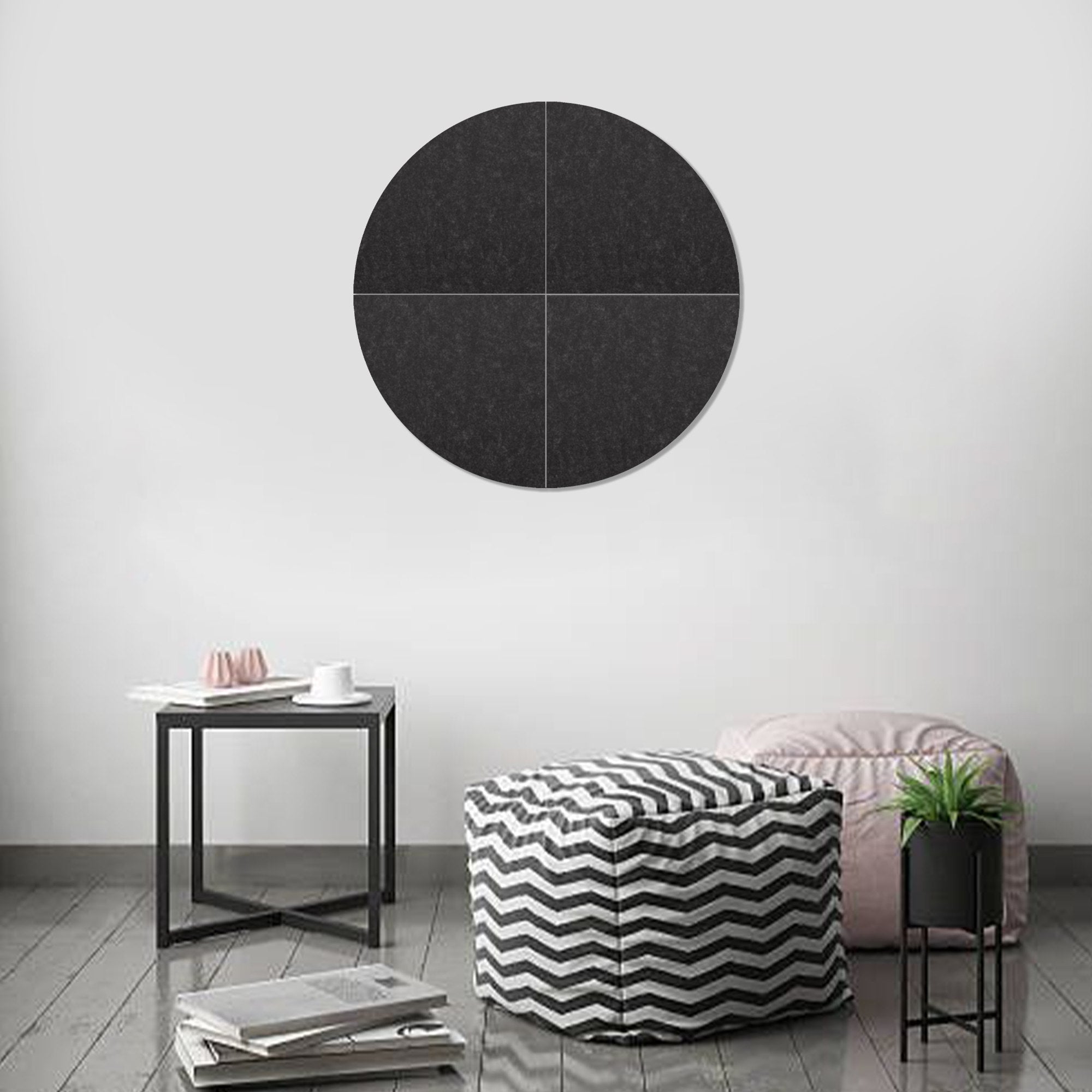 Circle (Pair of 4 quadrants)-modern wall panels - Lubad# product_name#