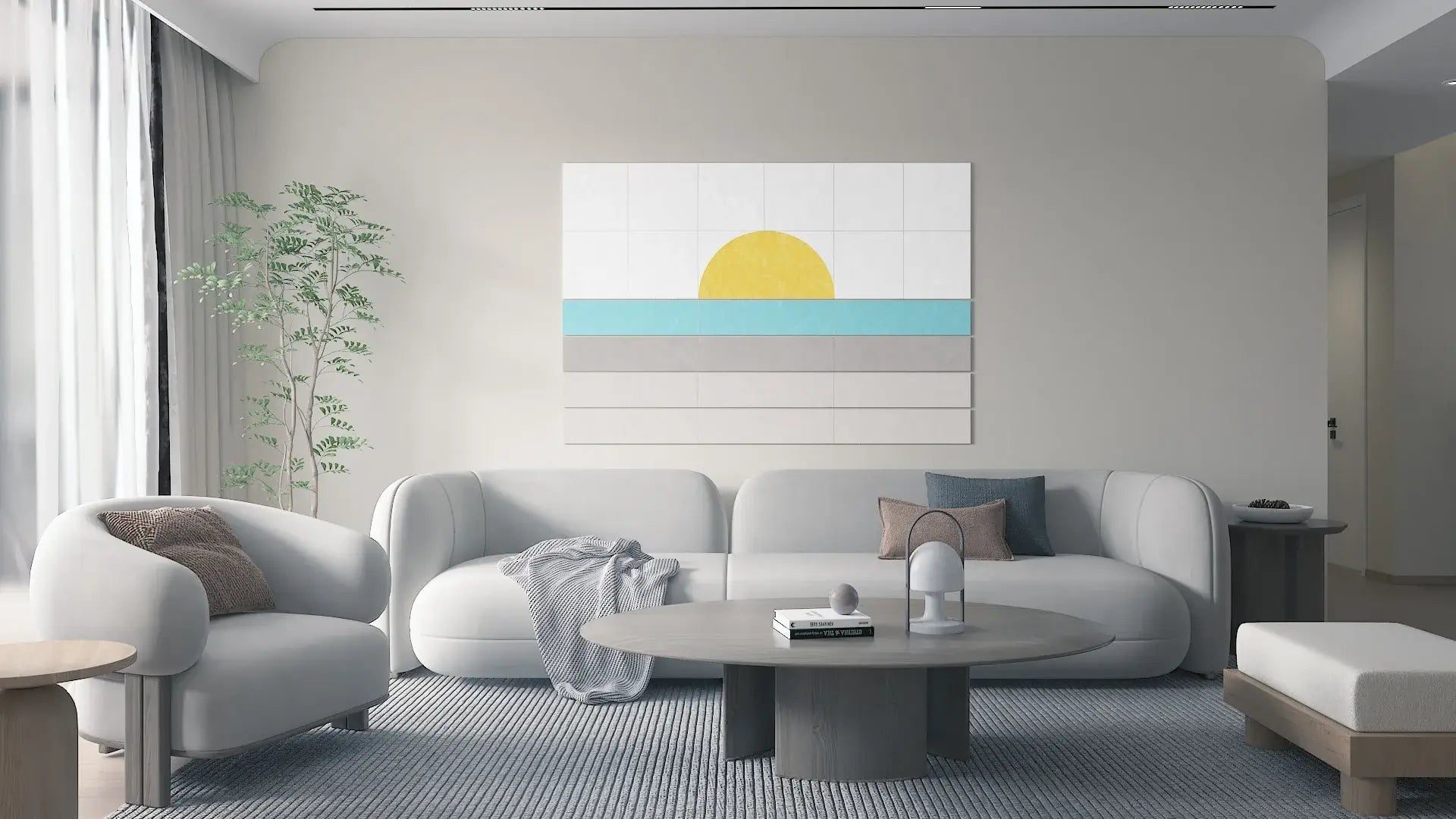 Sunrise-Modern Wall paintings - Lubad# product_name#